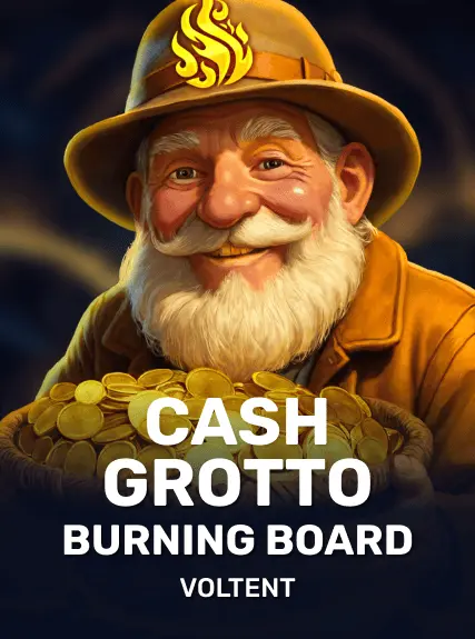 Cash Grotto Burning Board game tile